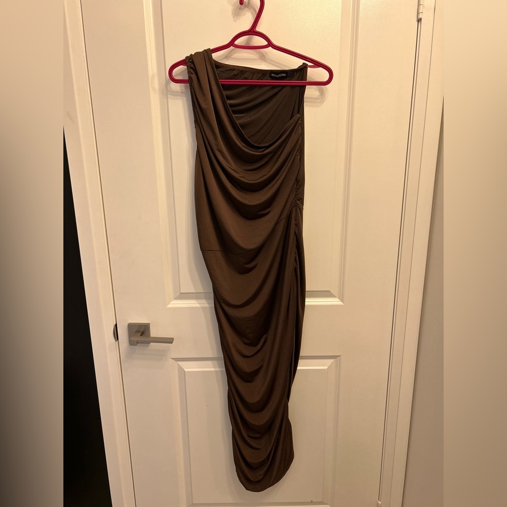 Pretty Little Thing One Shoulder Dress US 14